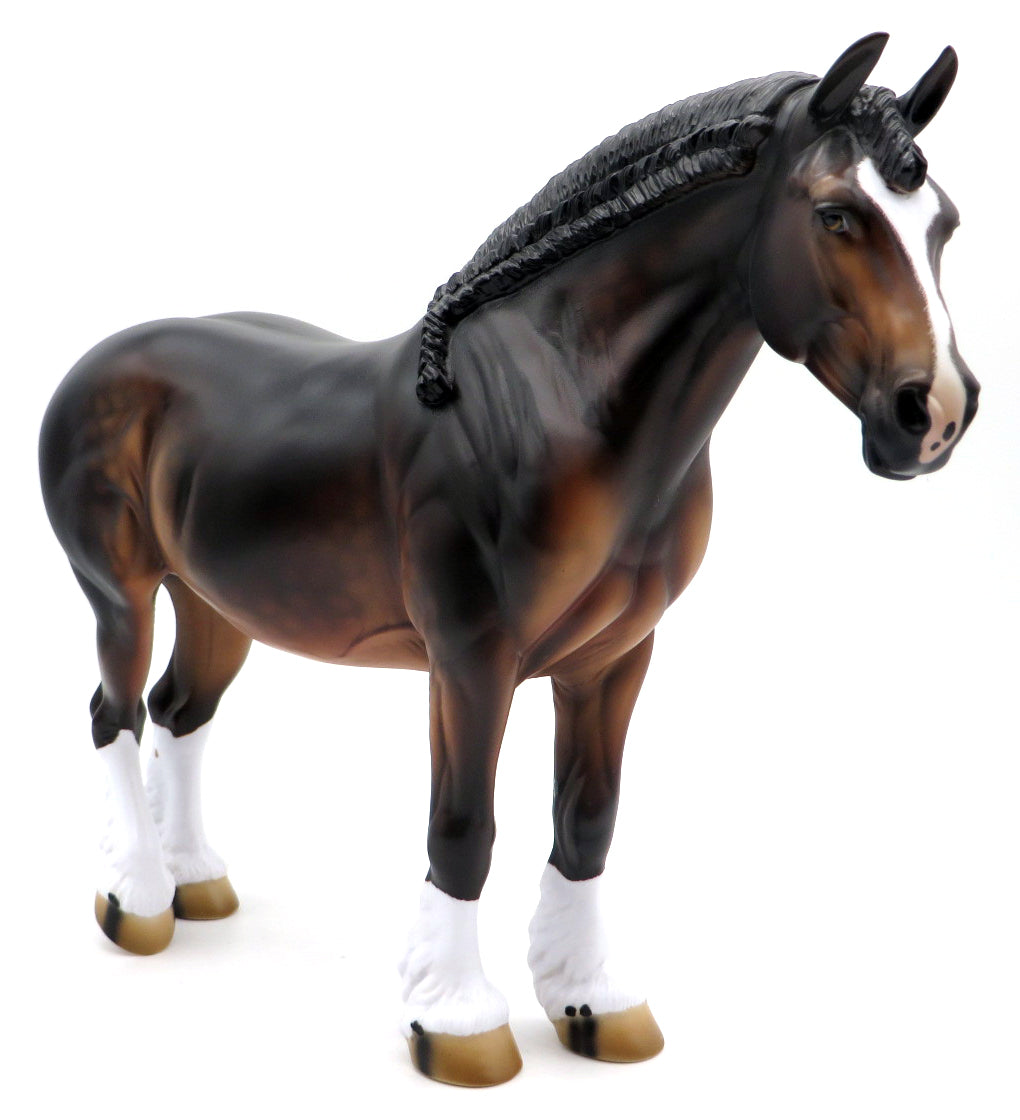 Velma - OOAK Bay Draft Mare by Kayla - MM 2021