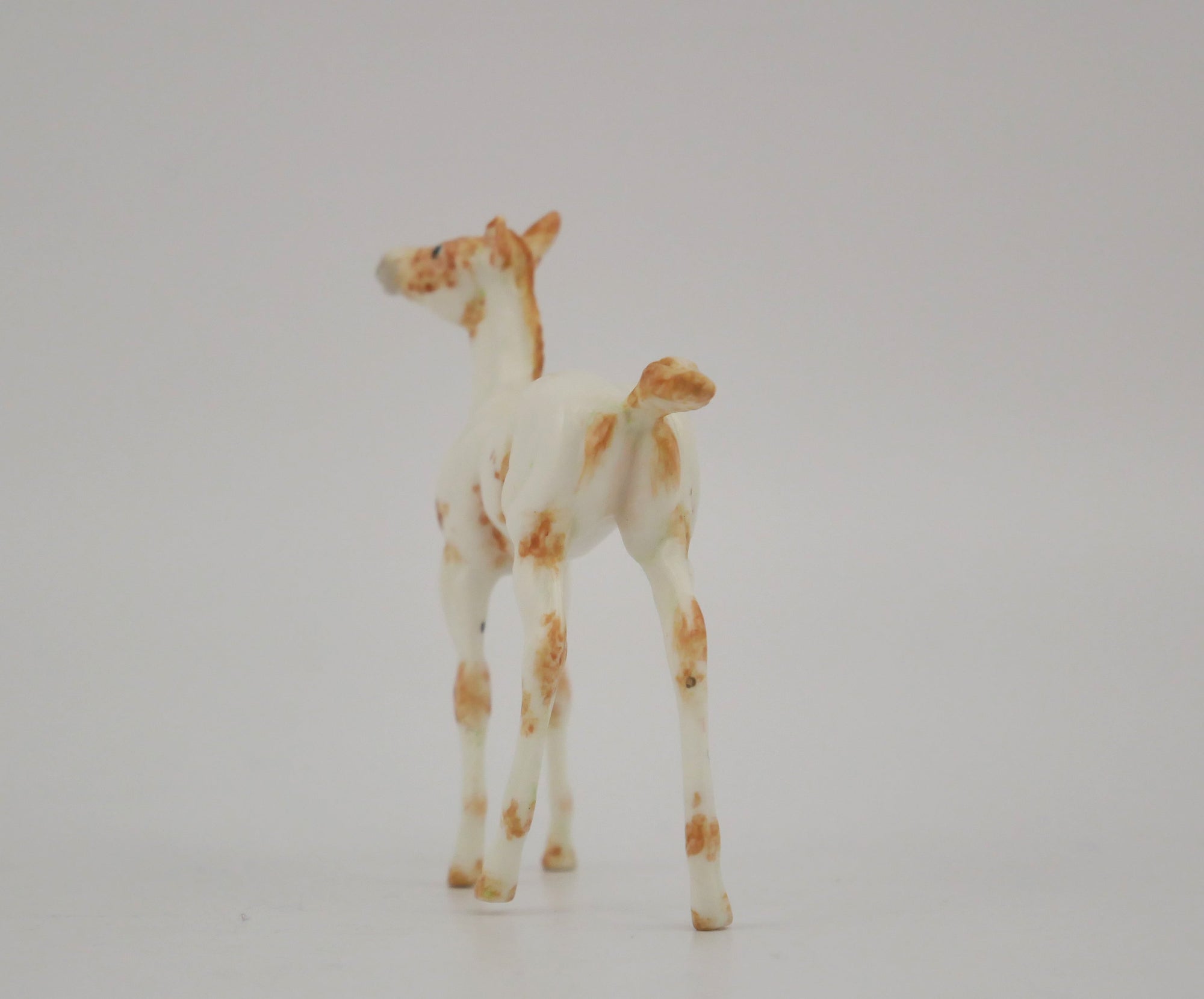 VENTA-OOAK CHESTNUT FEW SPOT APPALOOSA FOAL BY ANDREA