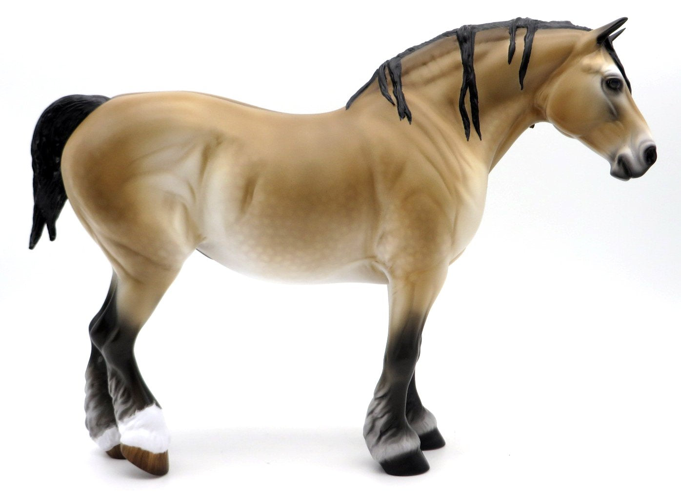 Venus of Willendorf - OOAK Bay Pangare Heavy Draft Mare by Audrey Dixon