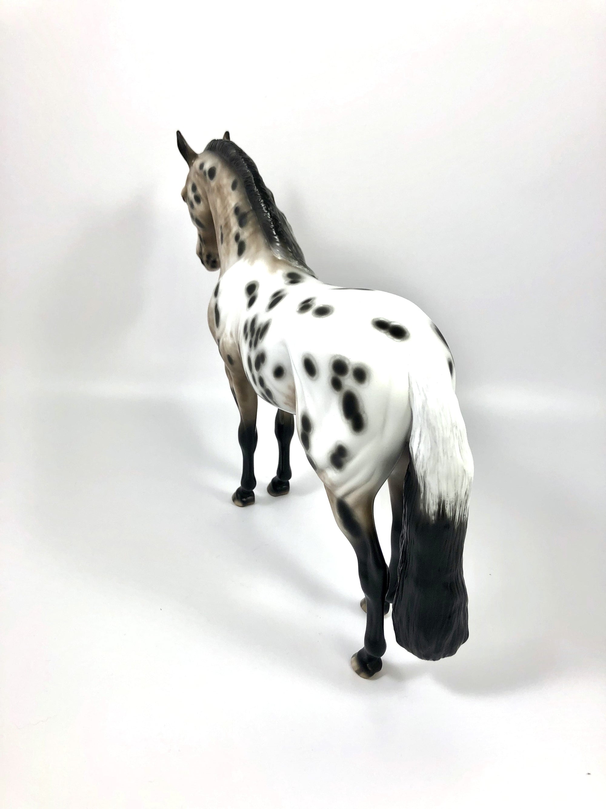 VIBRANT VIBE-OOAK APPALOOSA CM ANDALUSIAN MODEL HORSE BY SHERYL LEISURE 4/25/19