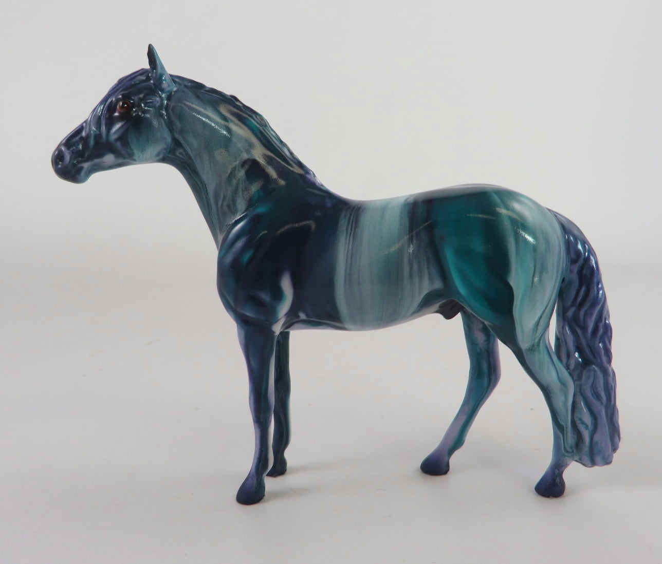 VIOLET SKY - OOAK PURPLE & BLUE  ANDALUSIAN  CHIP BY KAYLA WESSE  WHS19