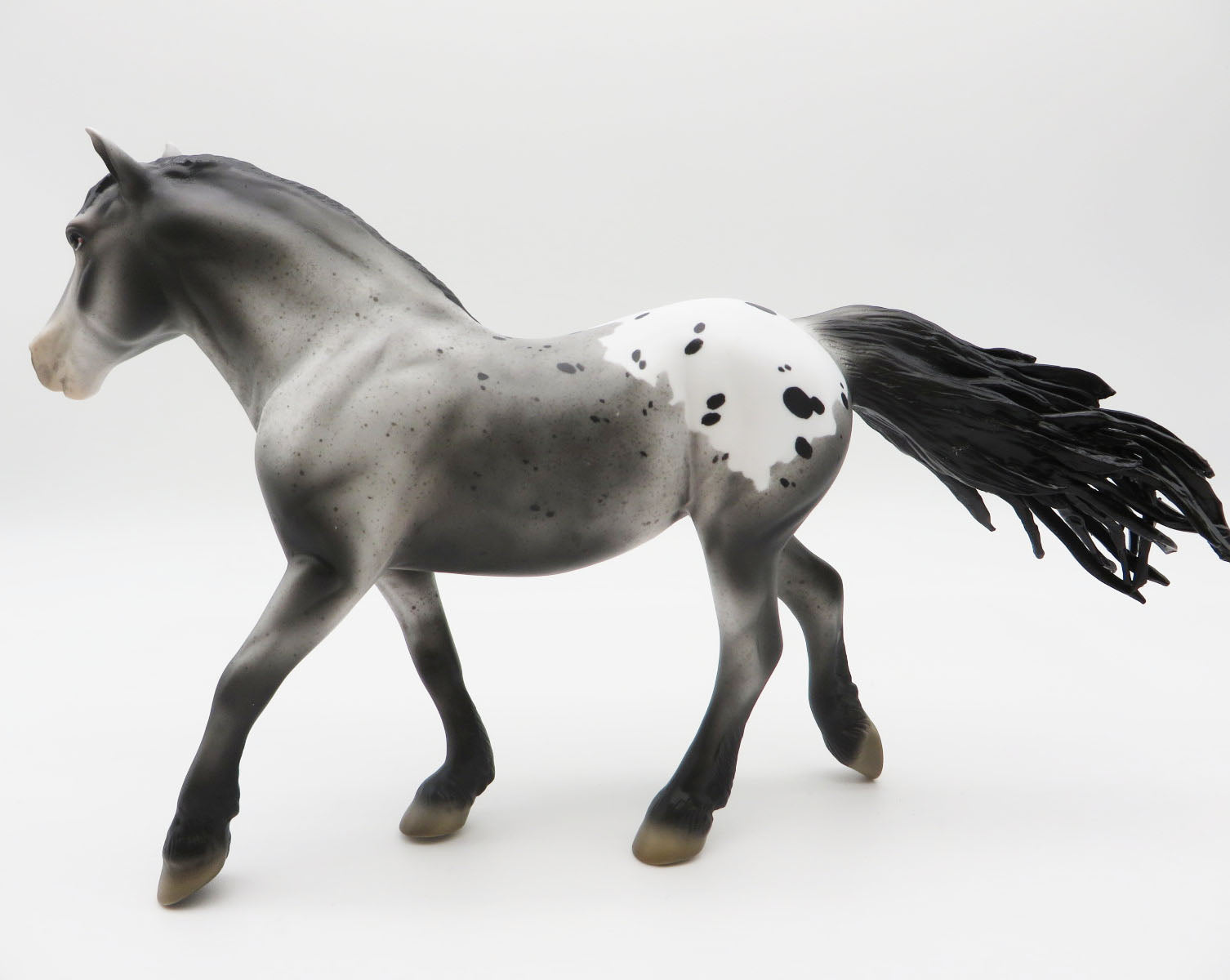 VIRGINIA OPOSSUM - OOAK -BUCKSKIN APPALOOSA STOCK CHIP - BY JESS HAMILL  LHS 22