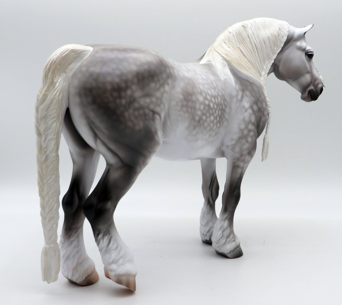 Visalia-OOAK Dapple Grey Heavy Draft Mare by Caroline Boydston 10/4/21