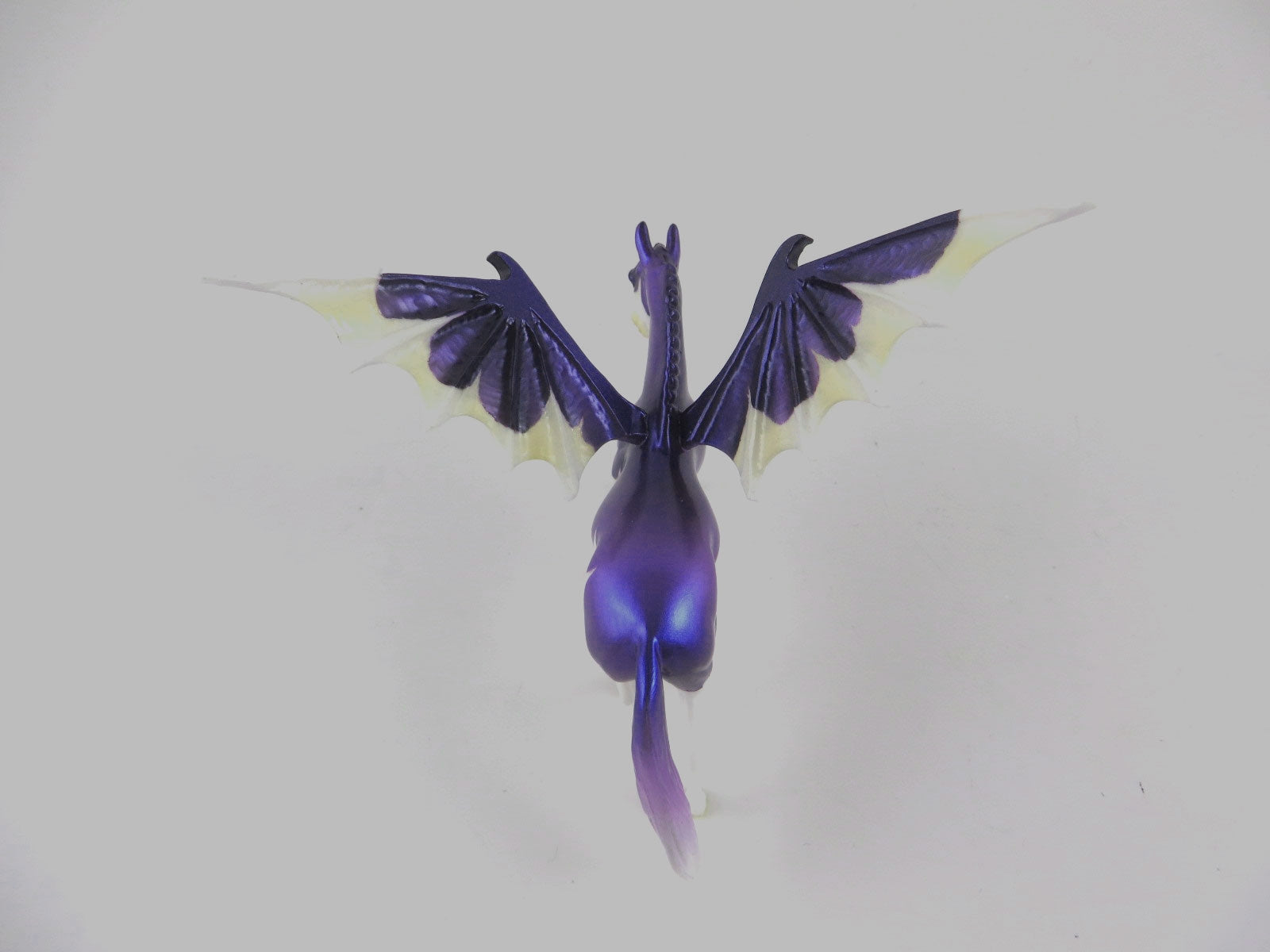 VOO DOO-OOAK AMETHYST SPLASH WARMBLOOD BAT CHIP DECORATOR BY AUDREY DIXON MM19