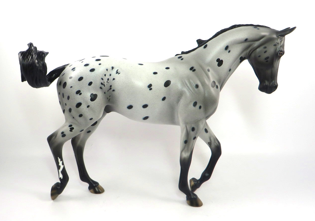 WEAPON X-OOAK APPALOOSA THOROUGHBRED MODEL HORSE SB20