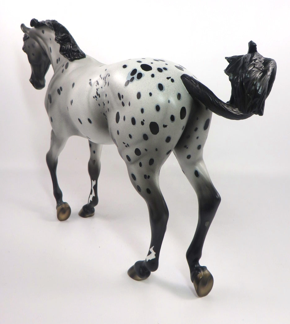 WEAPON X-OOAK APPALOOSA THOROUGHBRED MODEL HORSE SB20