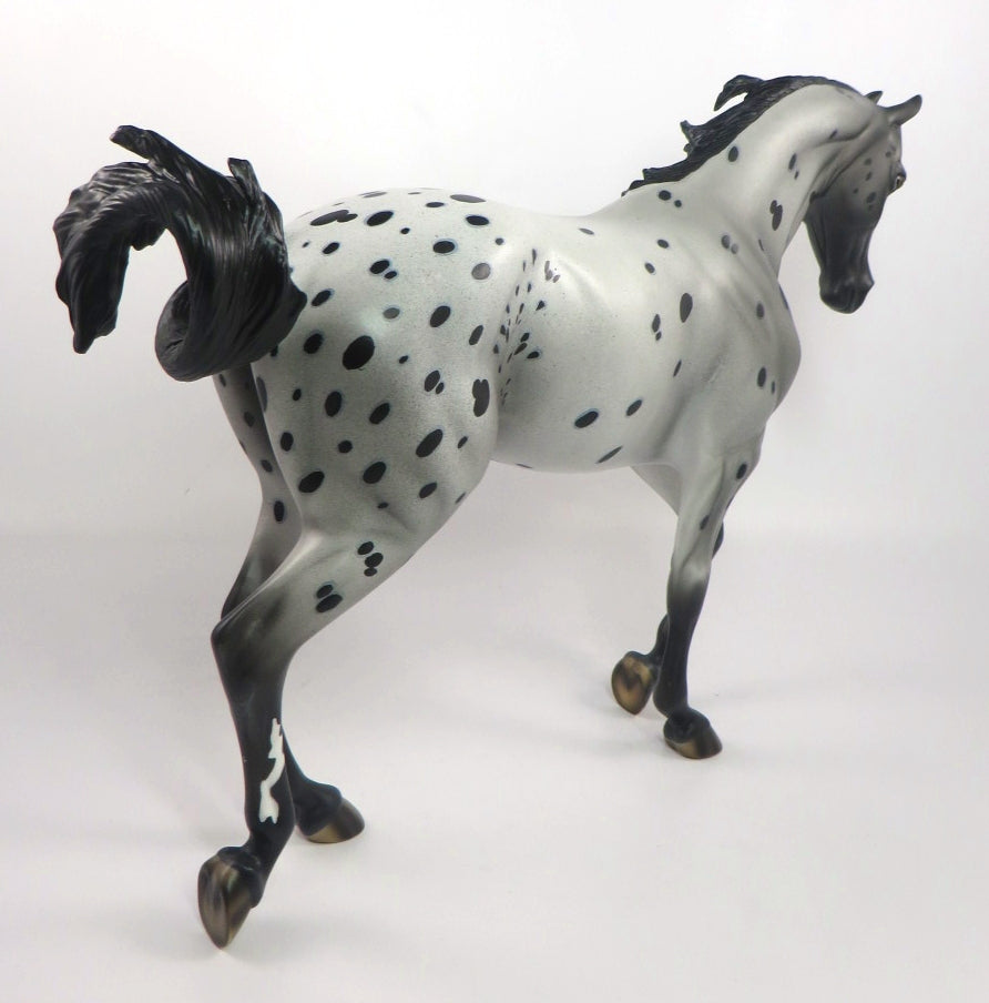 WEAPON X-OOAK APPALOOSA THOROUGHBRED MODEL HORSE SB20