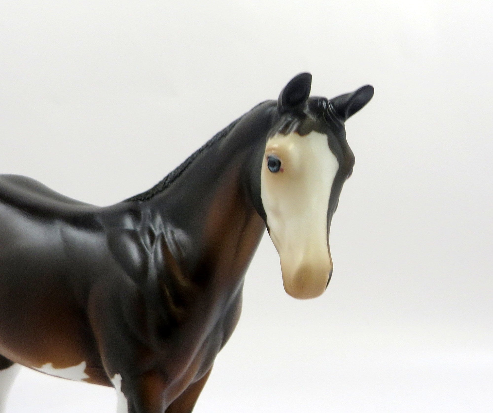 WE BITS-OOAK BAY PINTO WEANLING MODEL HORSE SHCF19