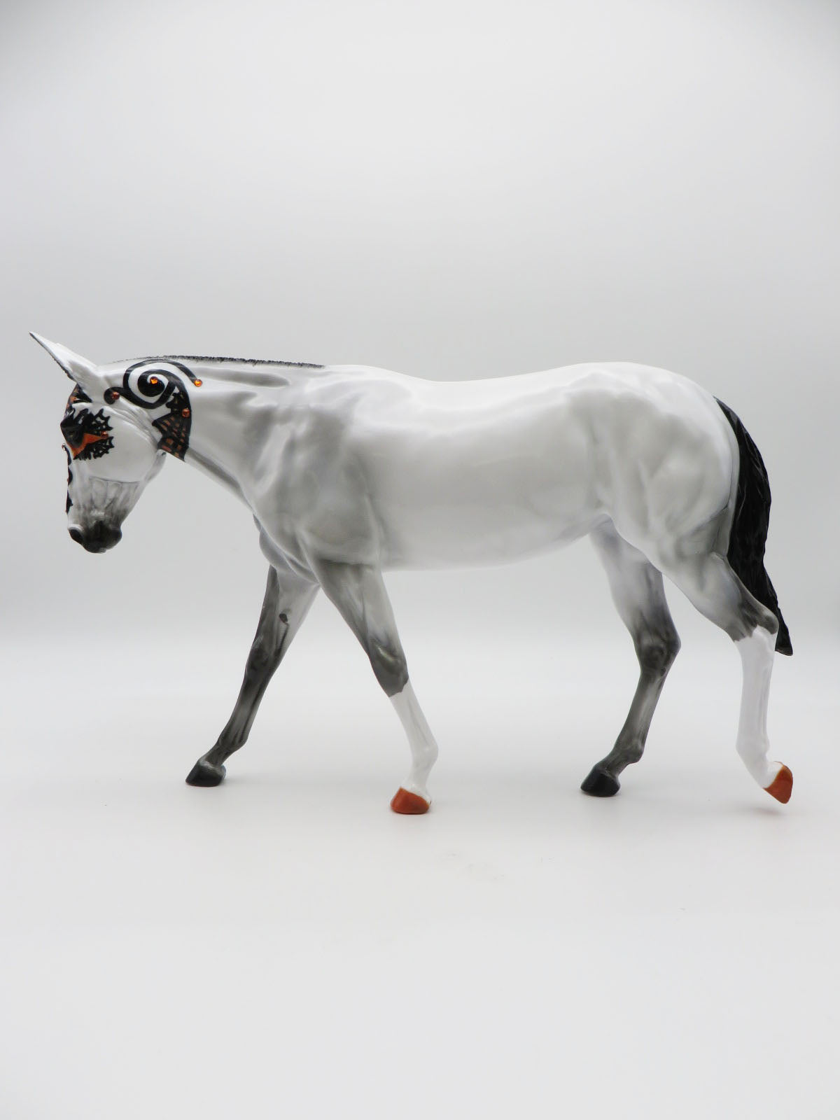 WEBSTACULAR - OOAK DECORATOR SUGAR SKULL MULE BY DAWN QUICK LHS 22