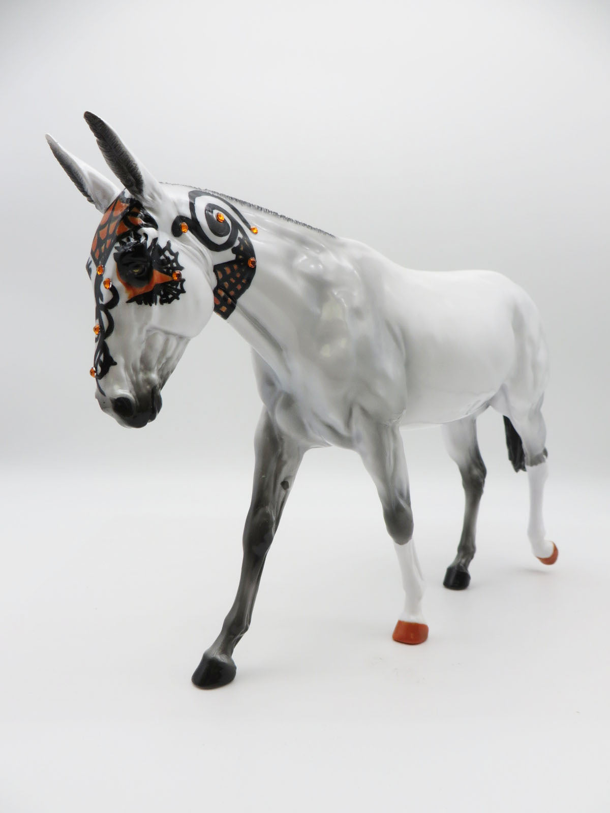 WEBSTACULAR - OOAK DECORATOR SUGAR SKULL MULE BY DAWN QUICK LHS 22