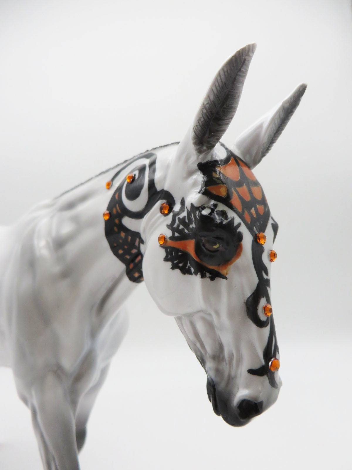 WEBSTACULAR - OOAK DECORATOR SUGAR SKULL MULE BY DAWN QUICK LHS 22