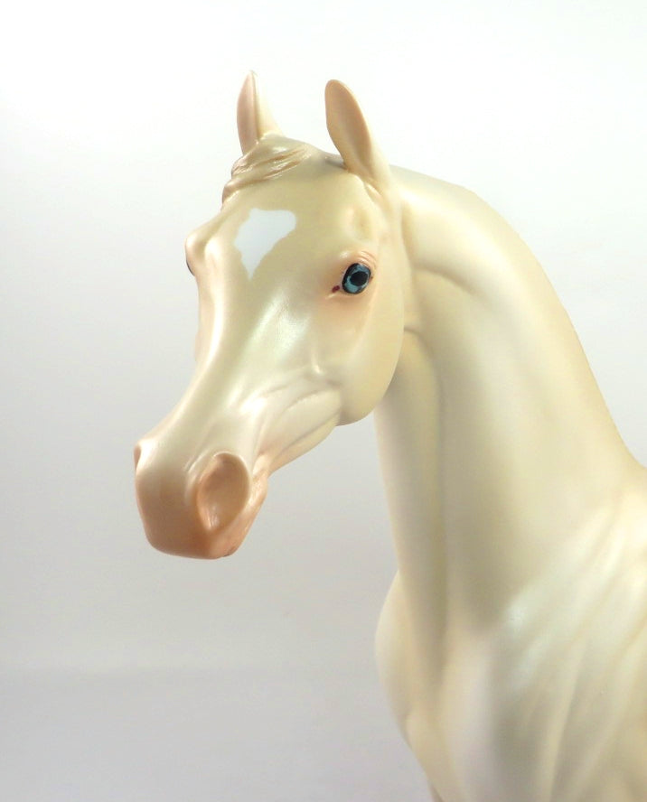 WILD CARD-OOAK CREMELLO ARABIAN MODEL HORSE PJ 2020