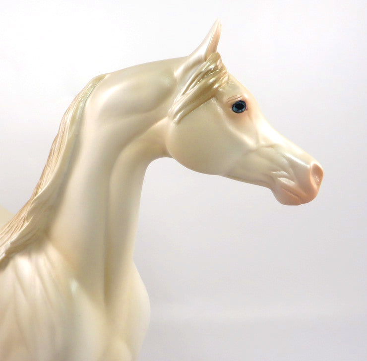 WILD CARD-OOAK CREMELLO ARABIAN MODEL HORSE PJ 2020