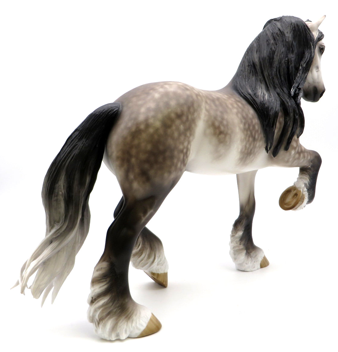 WINDS OF CHANGE-OOAK DAPPLE GREY TROTTING DRAFTER BY SHERYL LEISURE 1/17/21