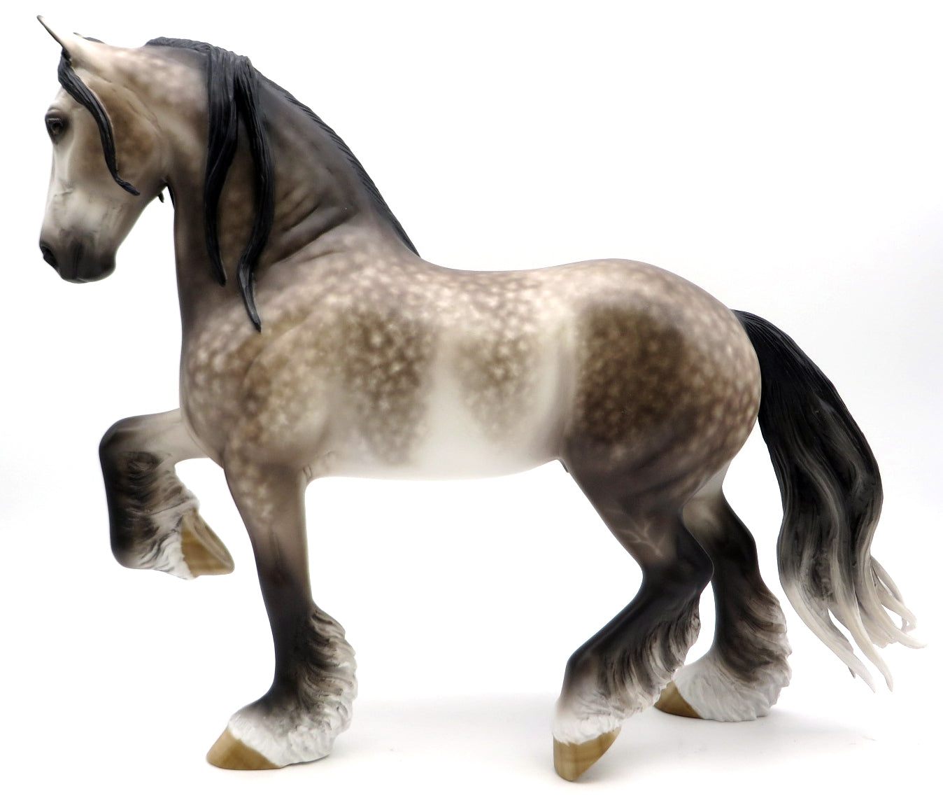 WINDS OF CHANGE-OOAK DAPPLE GREY TROTTING DRAFTER BY SHERYL LEISURE 1/17/21