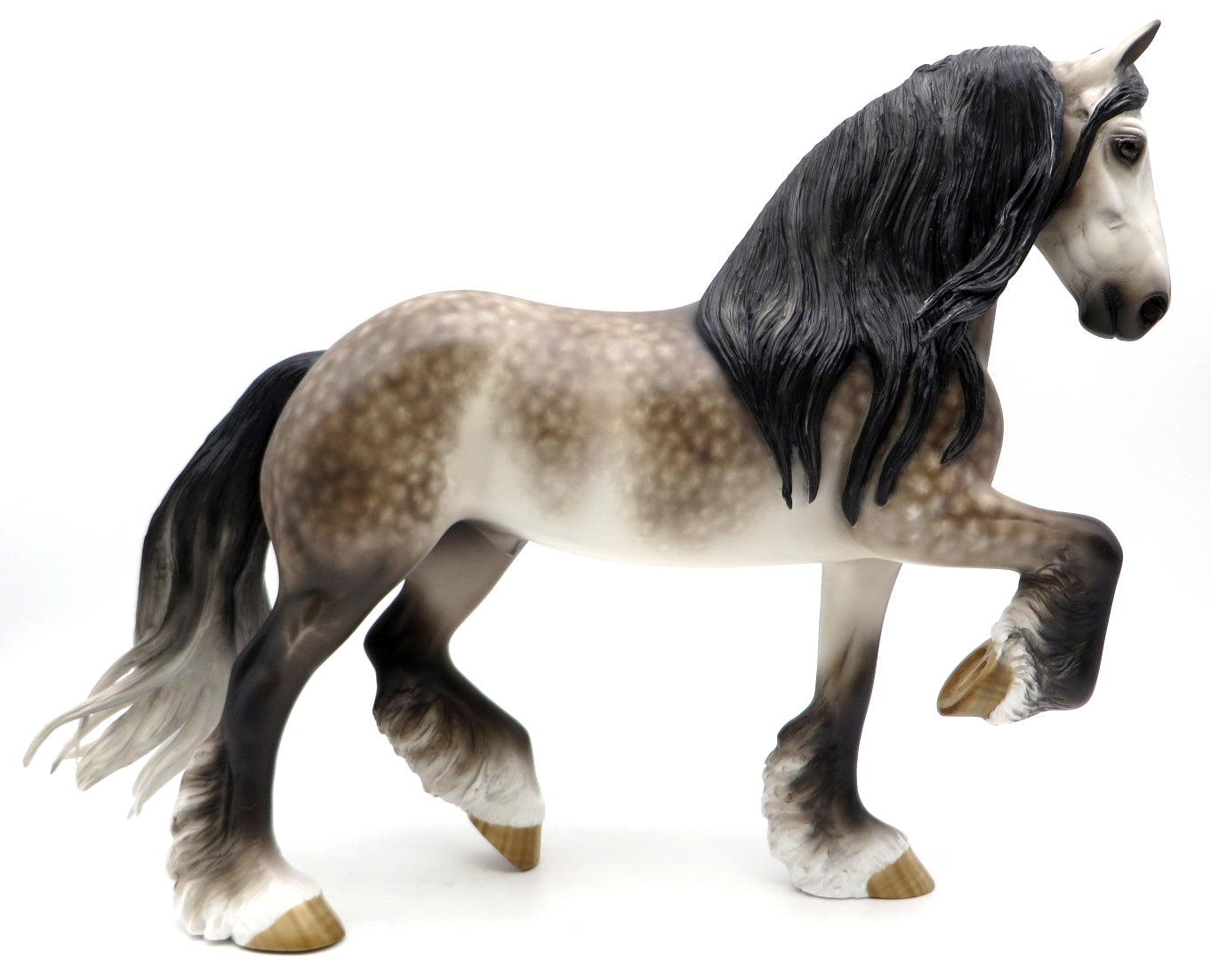 WINDS OF CHANGE-OOAK DAPPLE GREY TROTTING DRAFTER BY SHERYL LEISURE 1/17/21