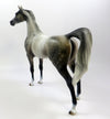 WINDSOR -OOAK DAPPLE ROSE GREY ARABIAN MODEL HORSE BY MISSY EQ19