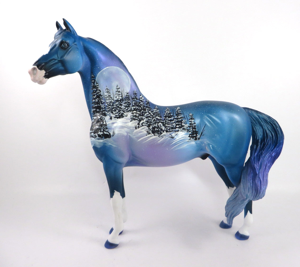 WINTER PEACE - OOAK- BLUE WINTER DECORATOR MORGAN BY DAWN QUICK 1/14/20