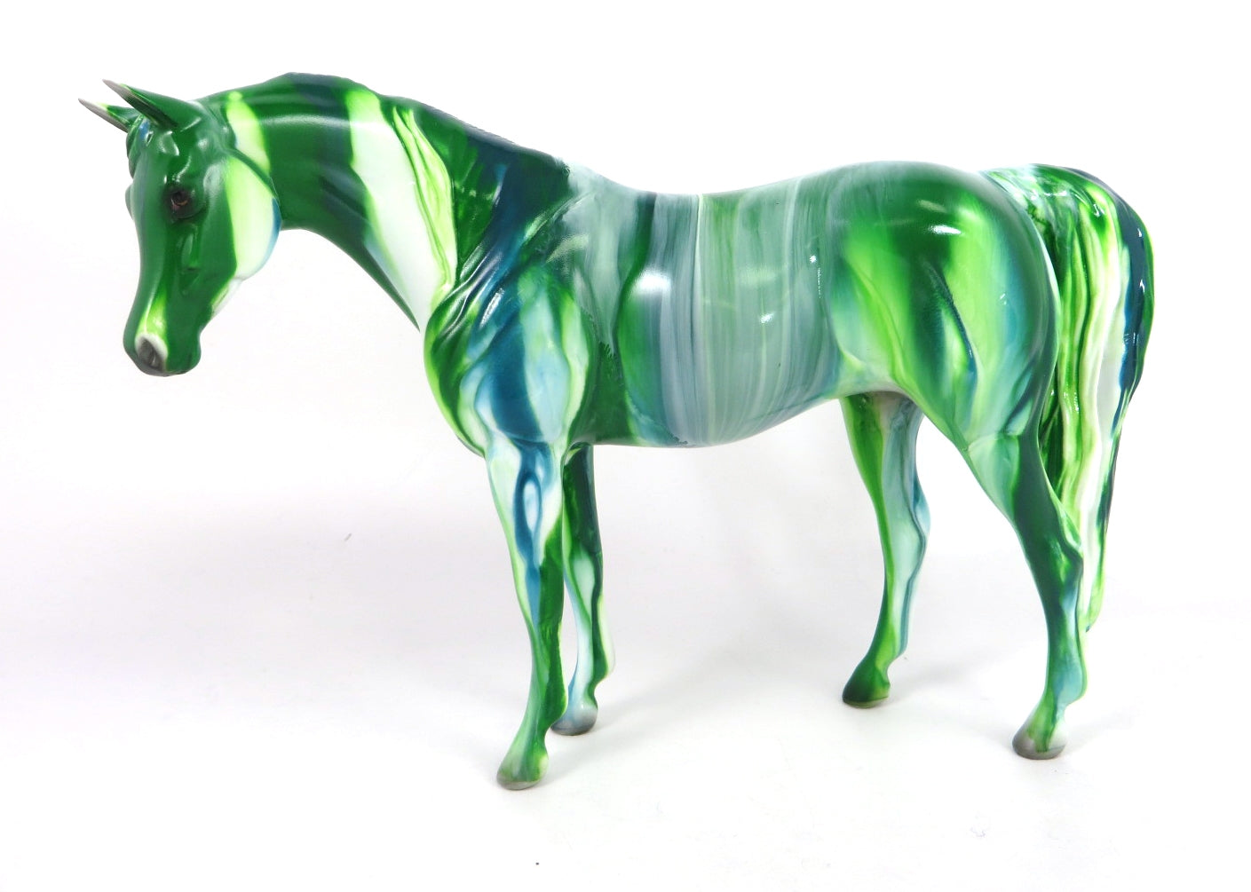 WINTERGREEN RIBBON CANDY - OOAK RIBBON CANDY ARABIAN MARE PEBBLES BY MISSY FOX WHS19