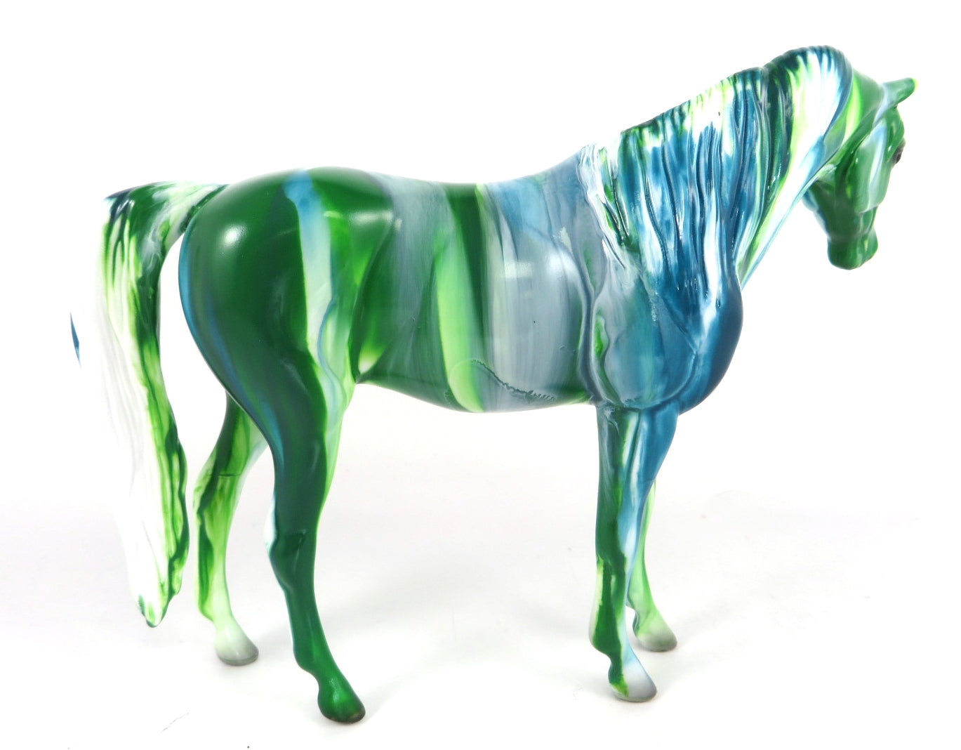 WINTERGREEN RIBBON CANDY - OOAK RIBBON CANDY ARABIAN MARE PEBBLES BY MISSY FOX WHS19