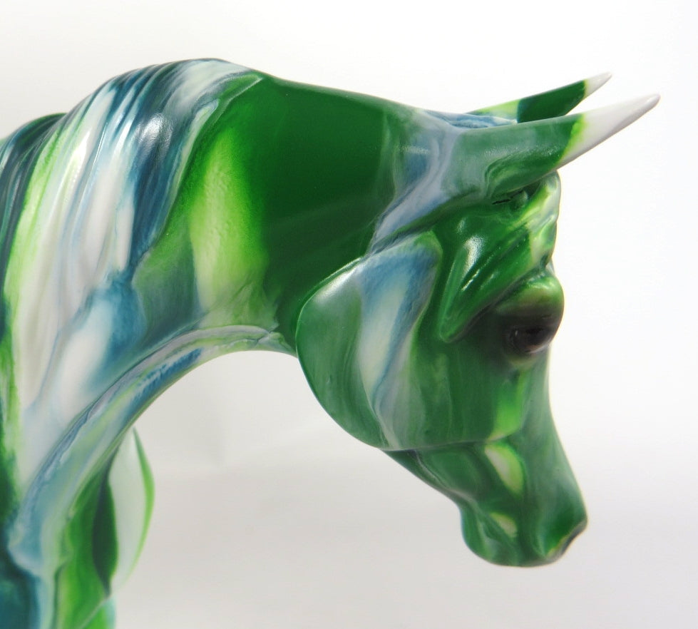 WINTERGREEN RIBBON CANDY - OOAK RIBBON CANDY ARABIAN MARE PEBBLES BY MISSY FOX WHS19