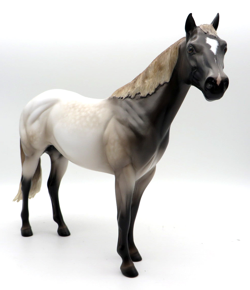 Wish it would rain-OOAK Liver Chestnut ISH Painted by Sheryl Leisure 11/8/21