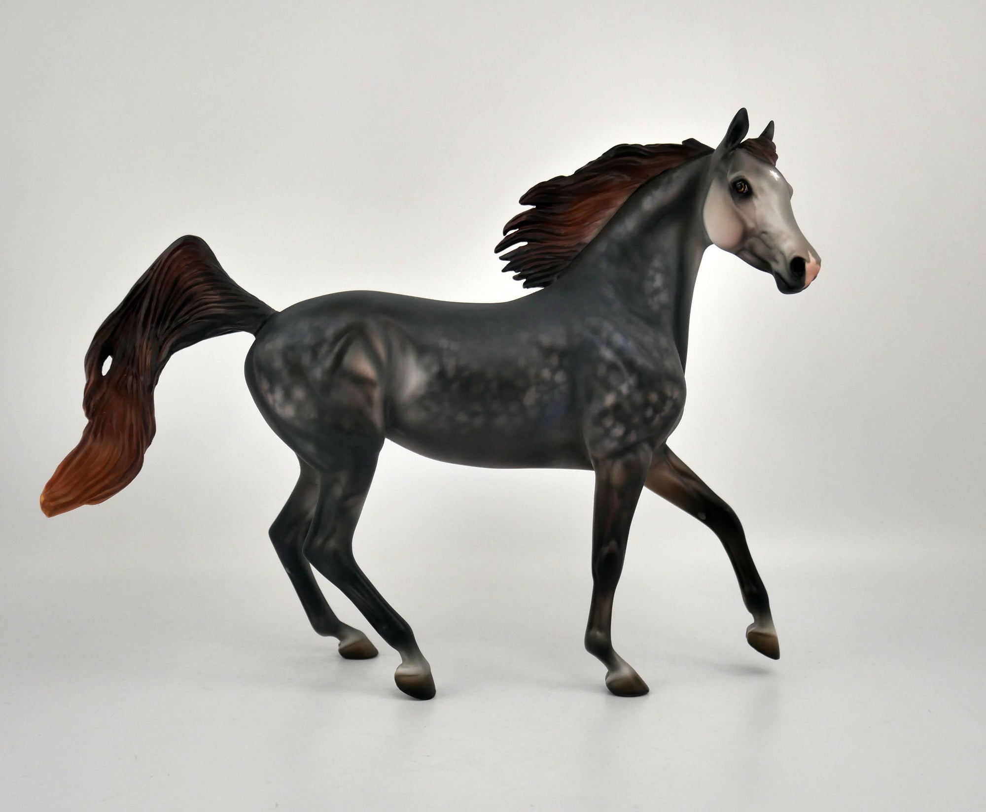 Witch Moss-OOAK Dapple Grey Arabian Mare by Julie Keim MM 2020