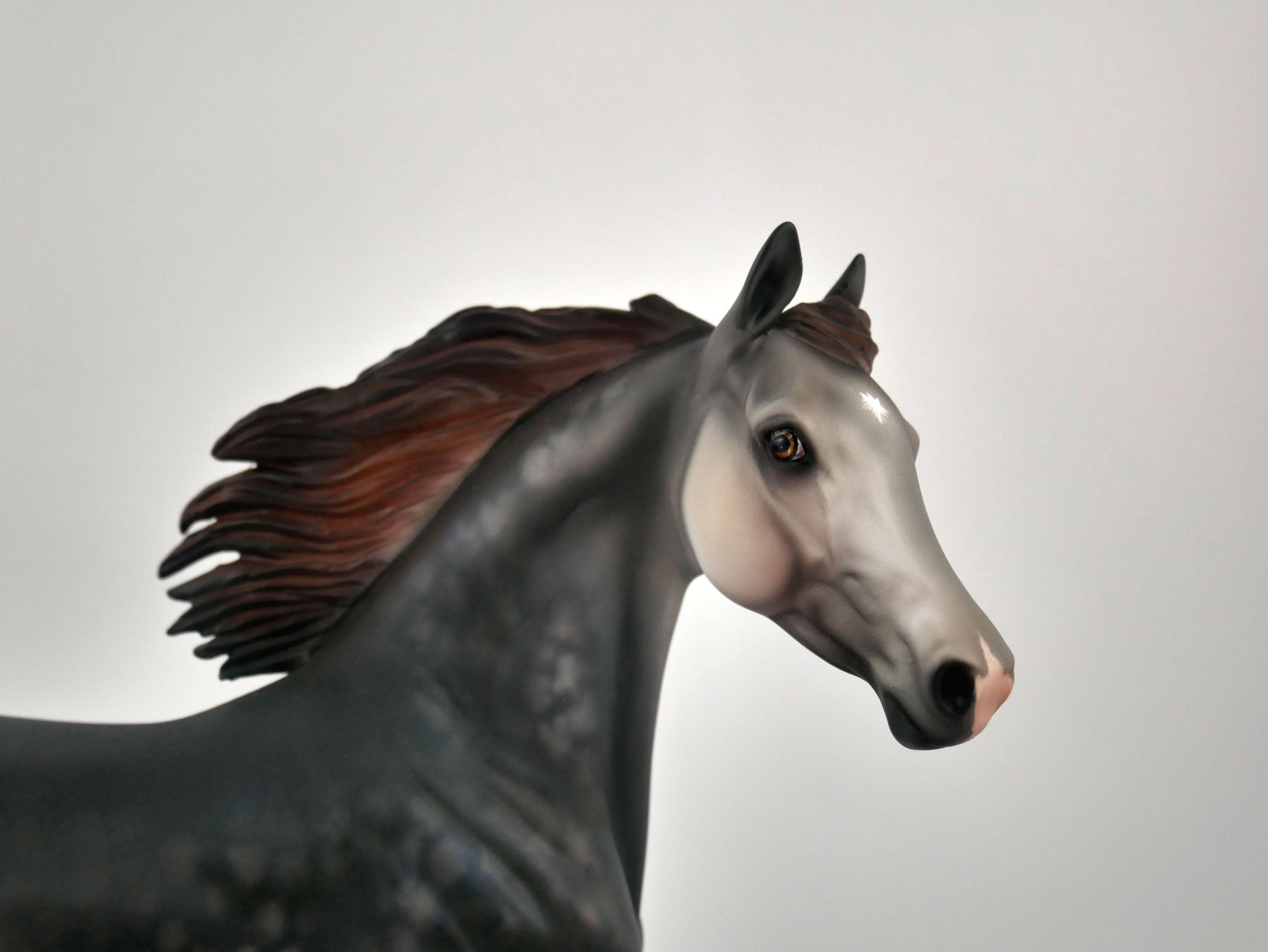 Witch Moss-OOAK Dapple Grey Arabian Mare by Julie Keim MM 2020