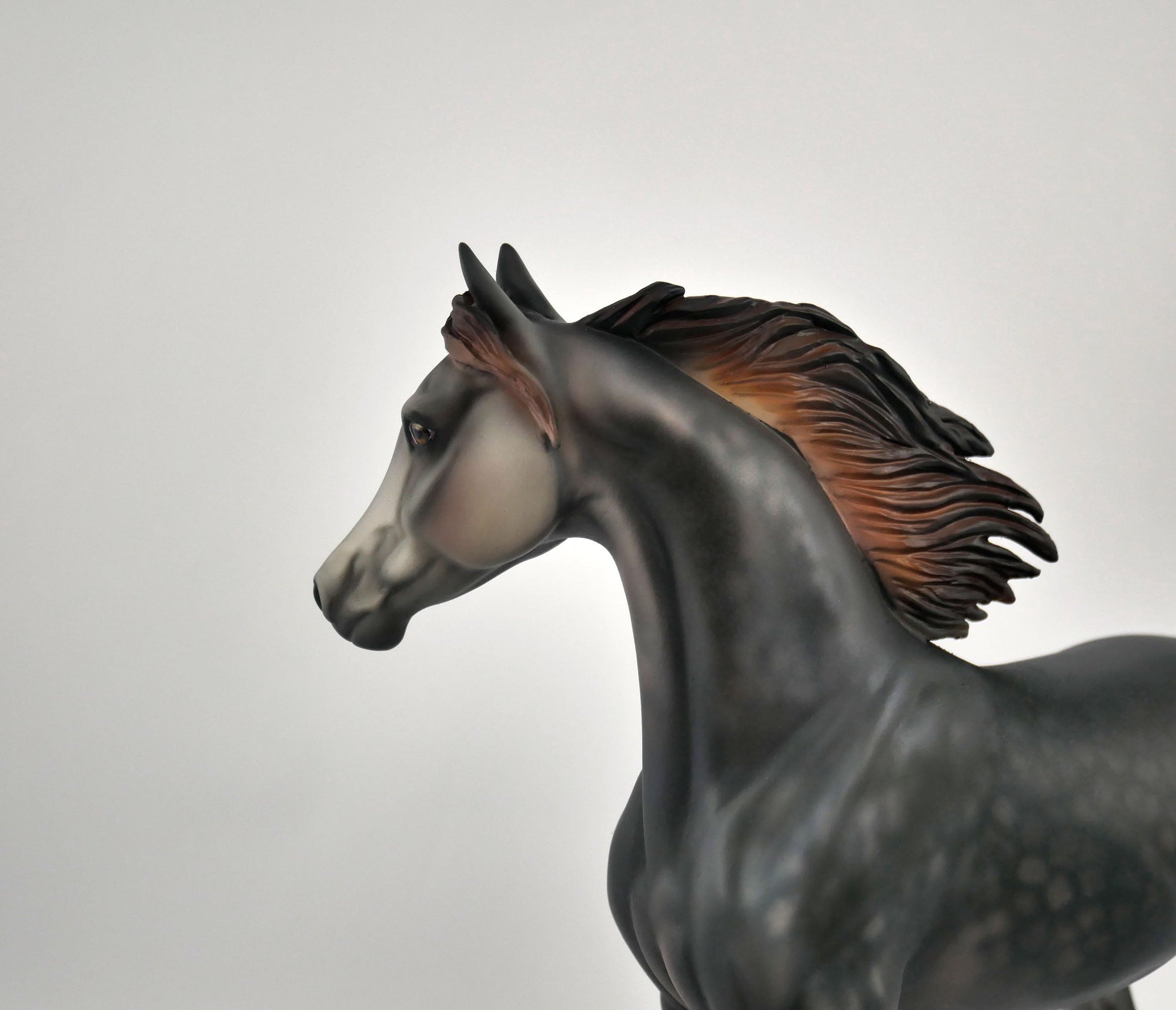 Witch Moss-OOAK Dapple Grey Arabian Mare by Julie Keim MM 2020