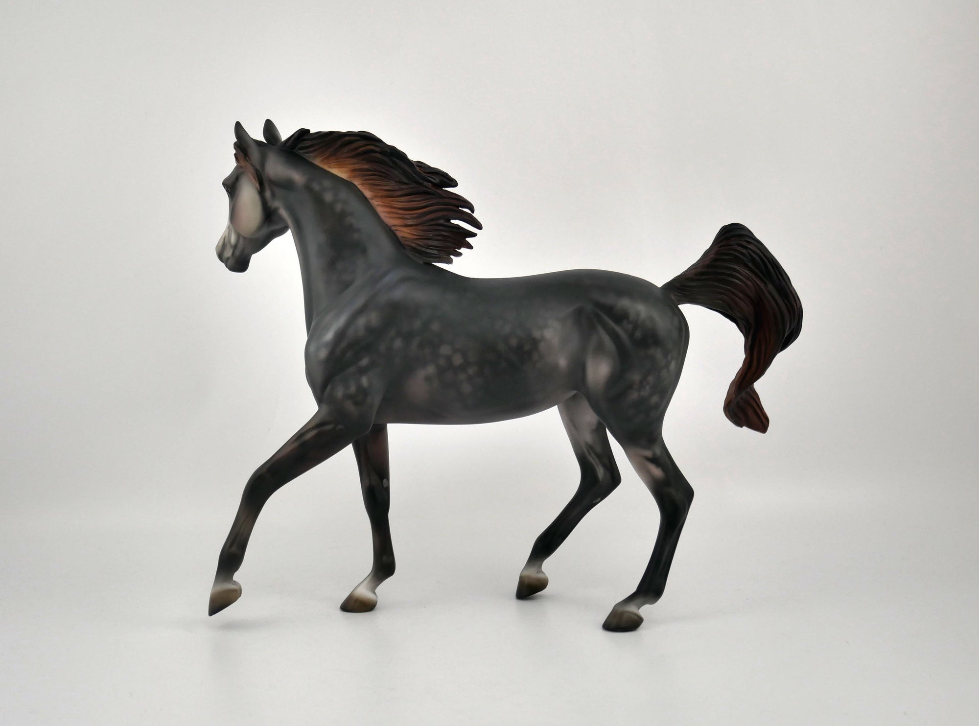 Witch Moss-OOAK Dapple Grey Arabian Mare by Julie Keim MM 2020
