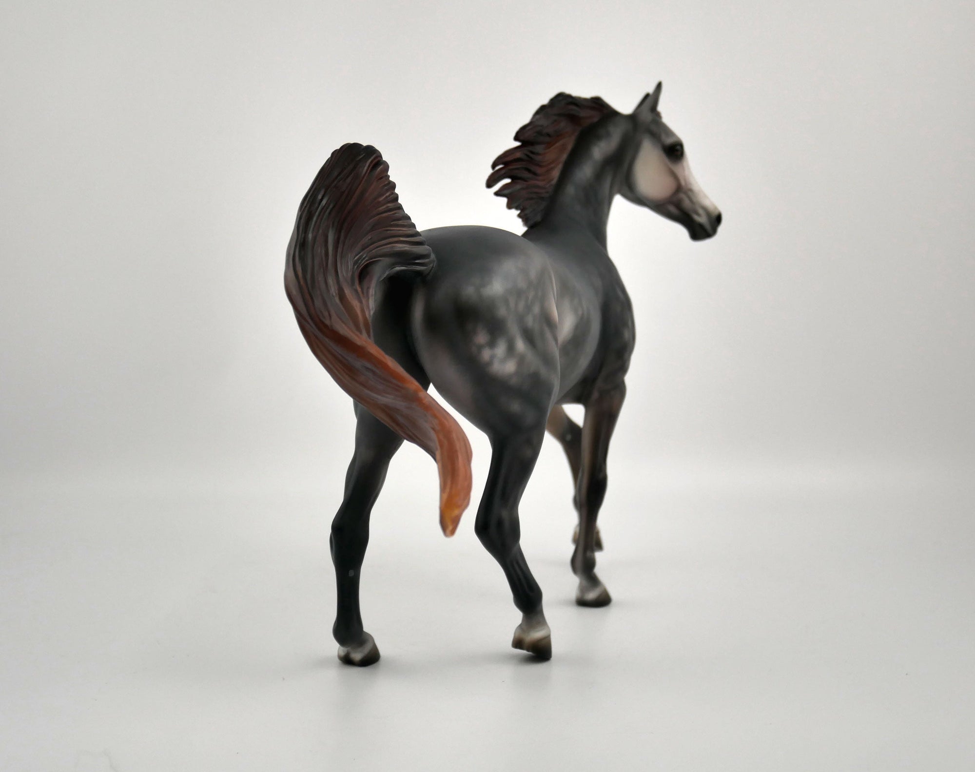 Witch Moss-OOAK Dapple Grey Arabian Mare by Julie Keim MM 2020