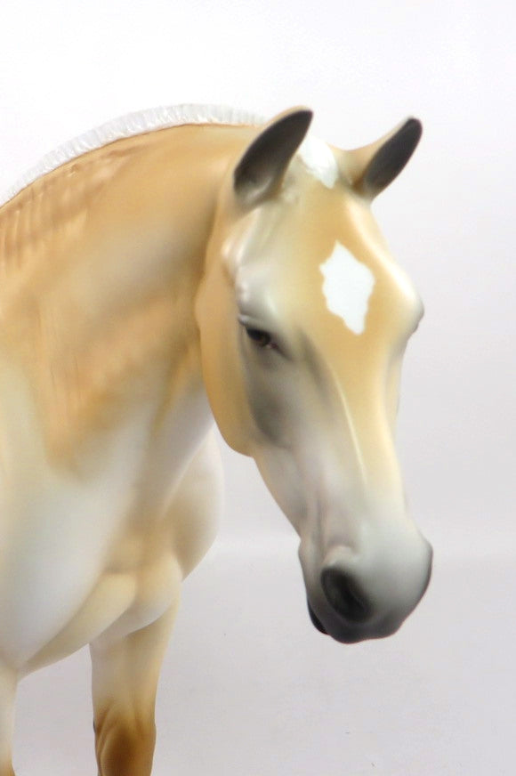 WITH ALL MY HEART-OOAK LIGHT CHESTNUT HEAVY DRAFT MARE MODEL HORSE