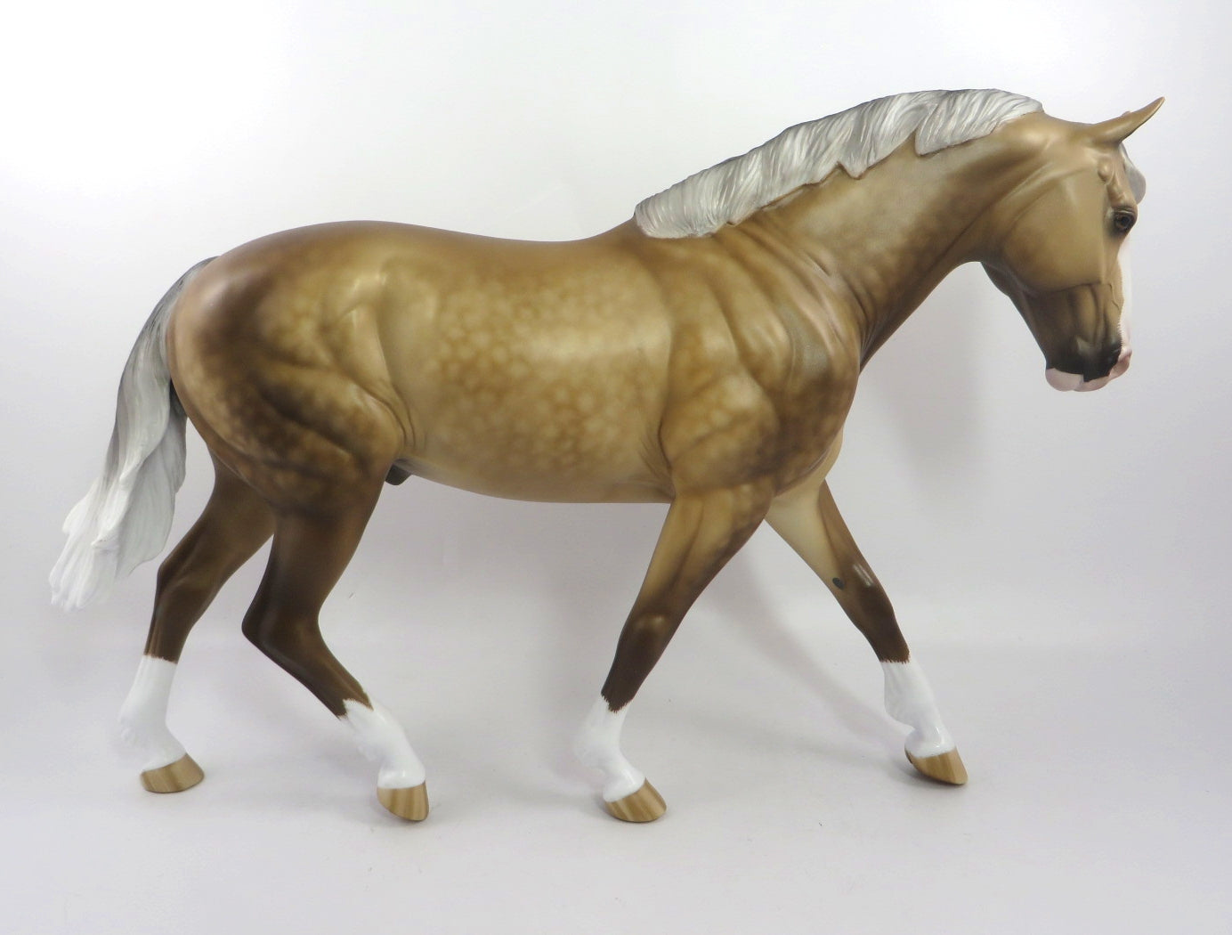 WITH PLEASURE-OOAK STAR DAPPLE PALOMINO IRISH DRAFT BY SHERYL LEISURE 12/27/19