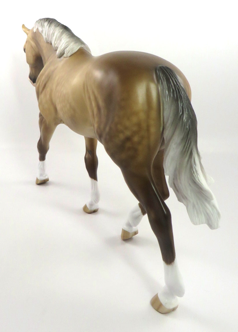 WITH PLEASURE-OOAK STAR DAPPLE PALOMINO IRISH DRAFT BY SHERYL LEISURE 12/27/19