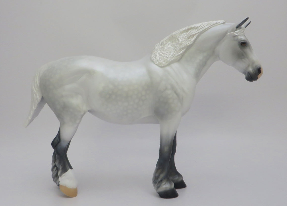 WOODEN NICKEL - LE-14 DAPPLE GREY HEAVY DRAFT MARE EA/MW 2020