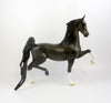 WYBERT-OOAK LIVER CHESTNUT SADDLEBRED MODEL HORSE EQ 19