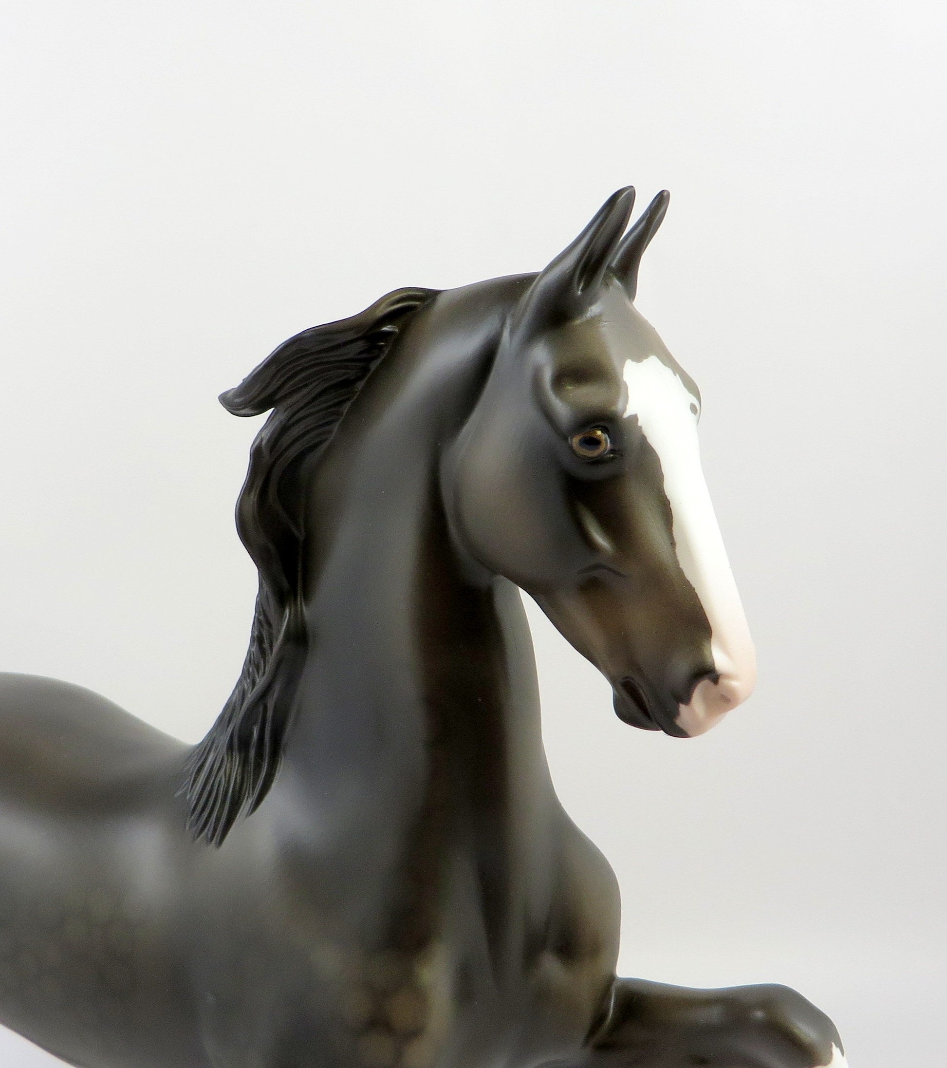 WYBERT-OOAK LIVER CHESTNUT SADDLEBRED MODEL HORSE EQ 19