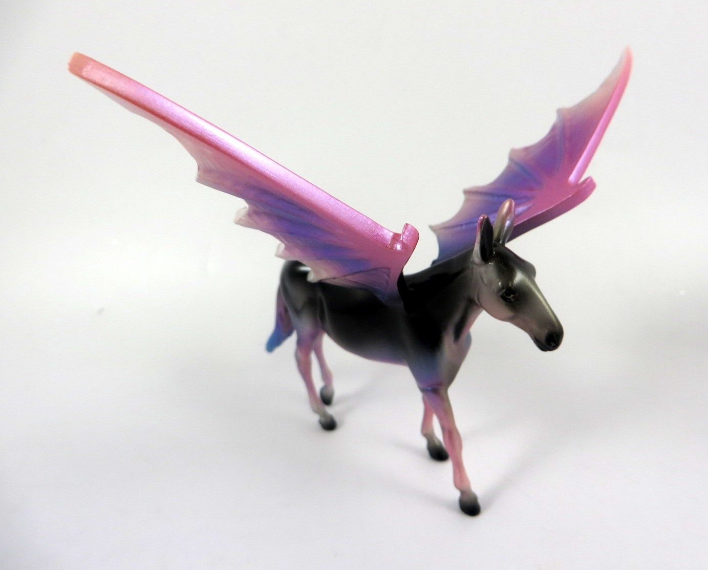 XANDER-OOAK PURPLE MULE BAT CHIP DECORATOR BY MISSY FOX MM19