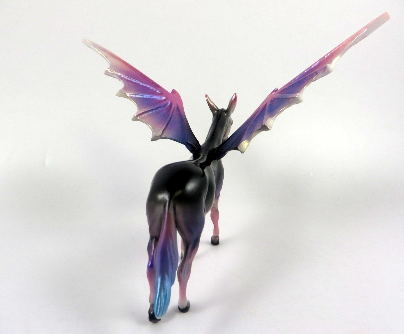 XANDER-OOAK PURPLE MULE BAT CHIP DECORATOR BY MISSY FOX MM19