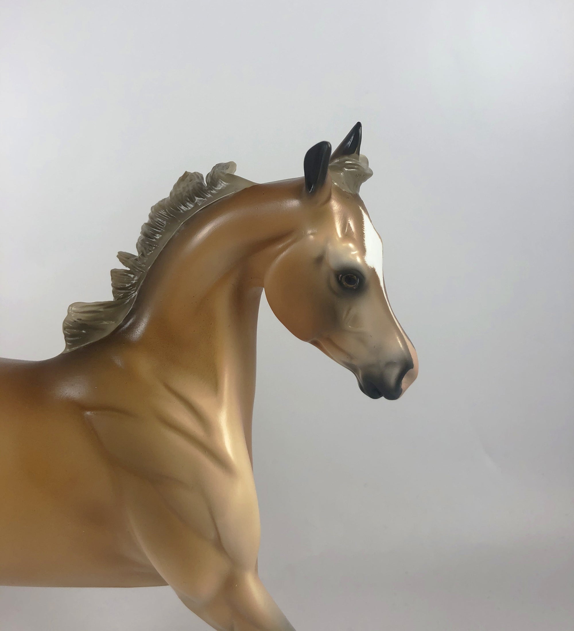CARAMEL DIP -OOAK CHESTNUT YEARLING MODEL HORSE BY AUDREY DIXON MM 19