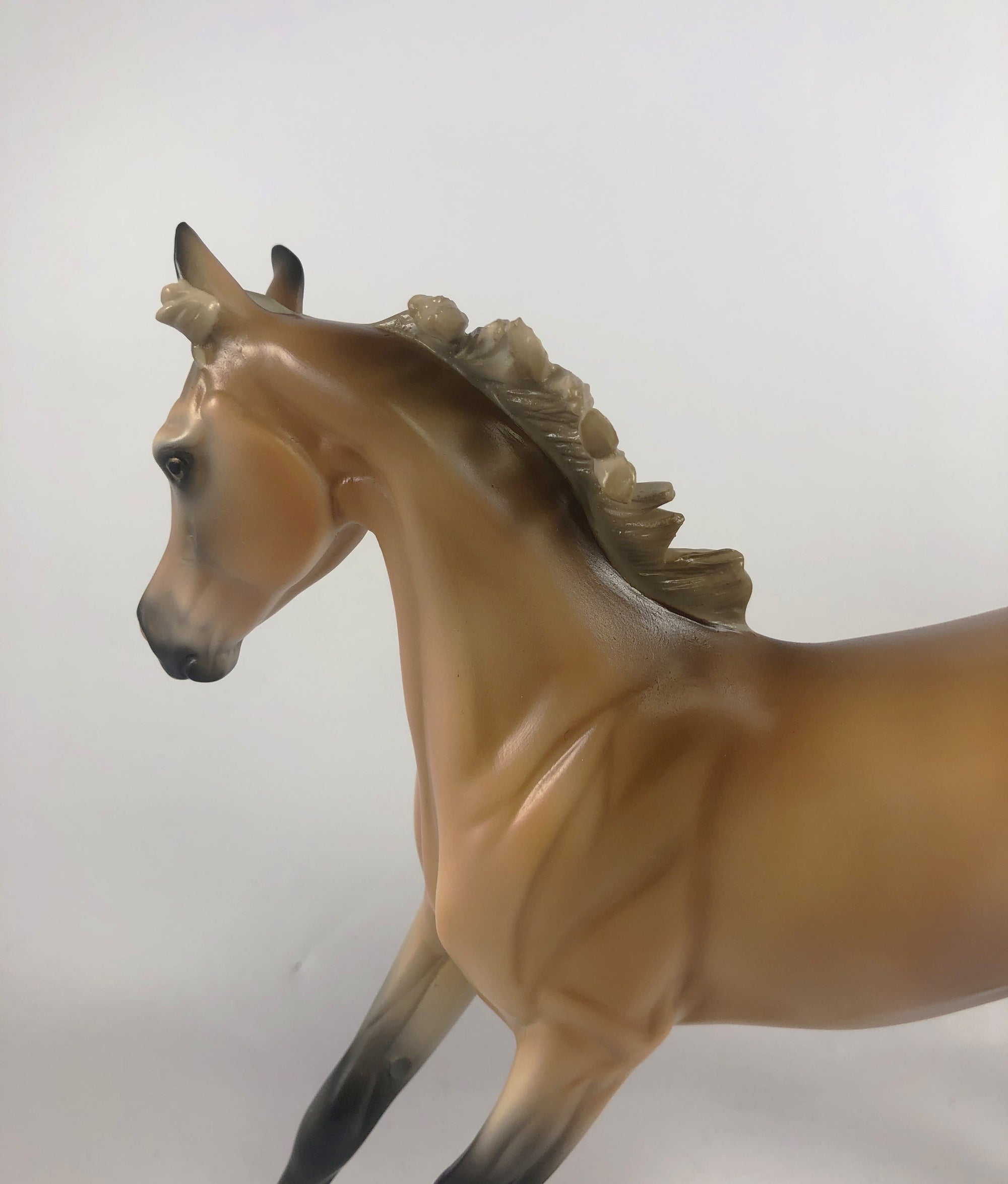CARAMEL DIP -OOAK CHESTNUT YEARLING MODEL HORSE BY AUDREY DIXON MM 19