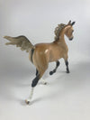 CARAMEL DIP -OOAK CHESTNUT YEARLING MODEL HORSE BY AUDREY DIXON MM 19