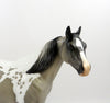 YGRANIE-OOAK GRULLA TOBIANO ISH MODEL HORSE EQ 19