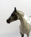 YGRANIE-OOAK GRULLA TOBIANO ISH MODEL HORSE EQ 19