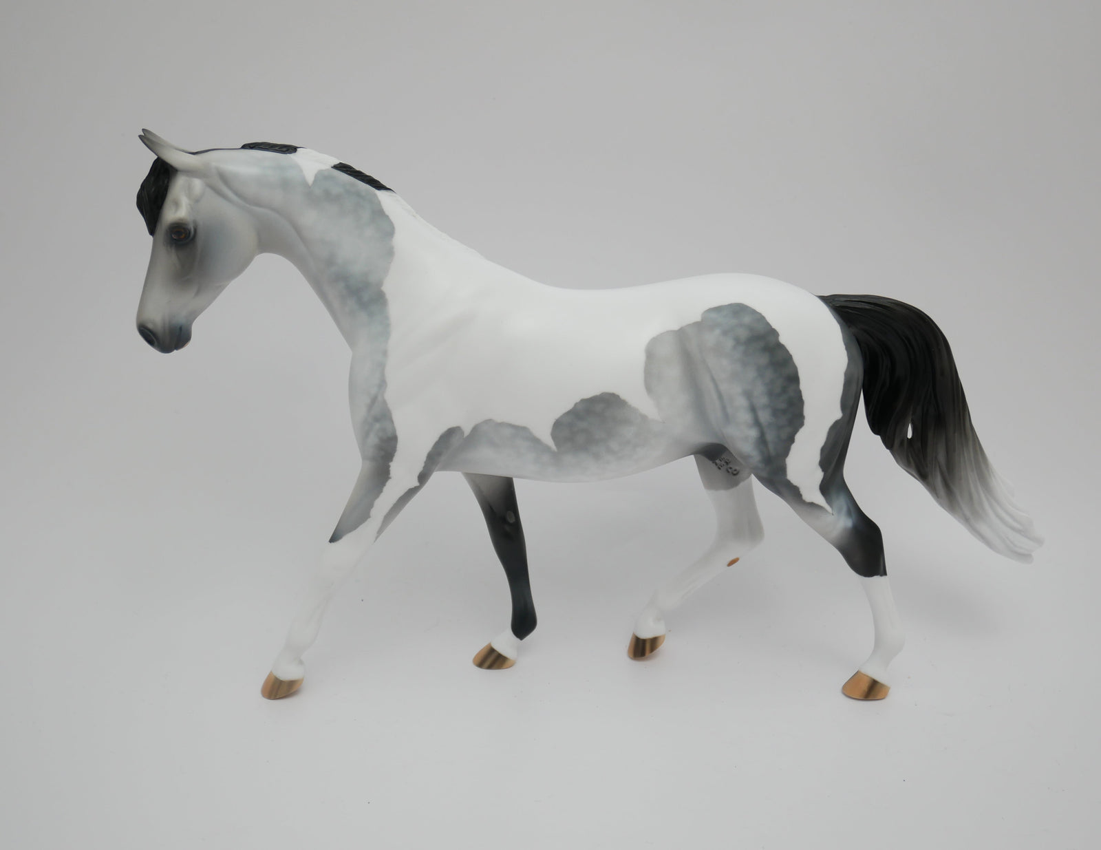 YOU TUBE-OOAK STAR DAPPLE GREY PONY MODEL HORSE 3/13/20