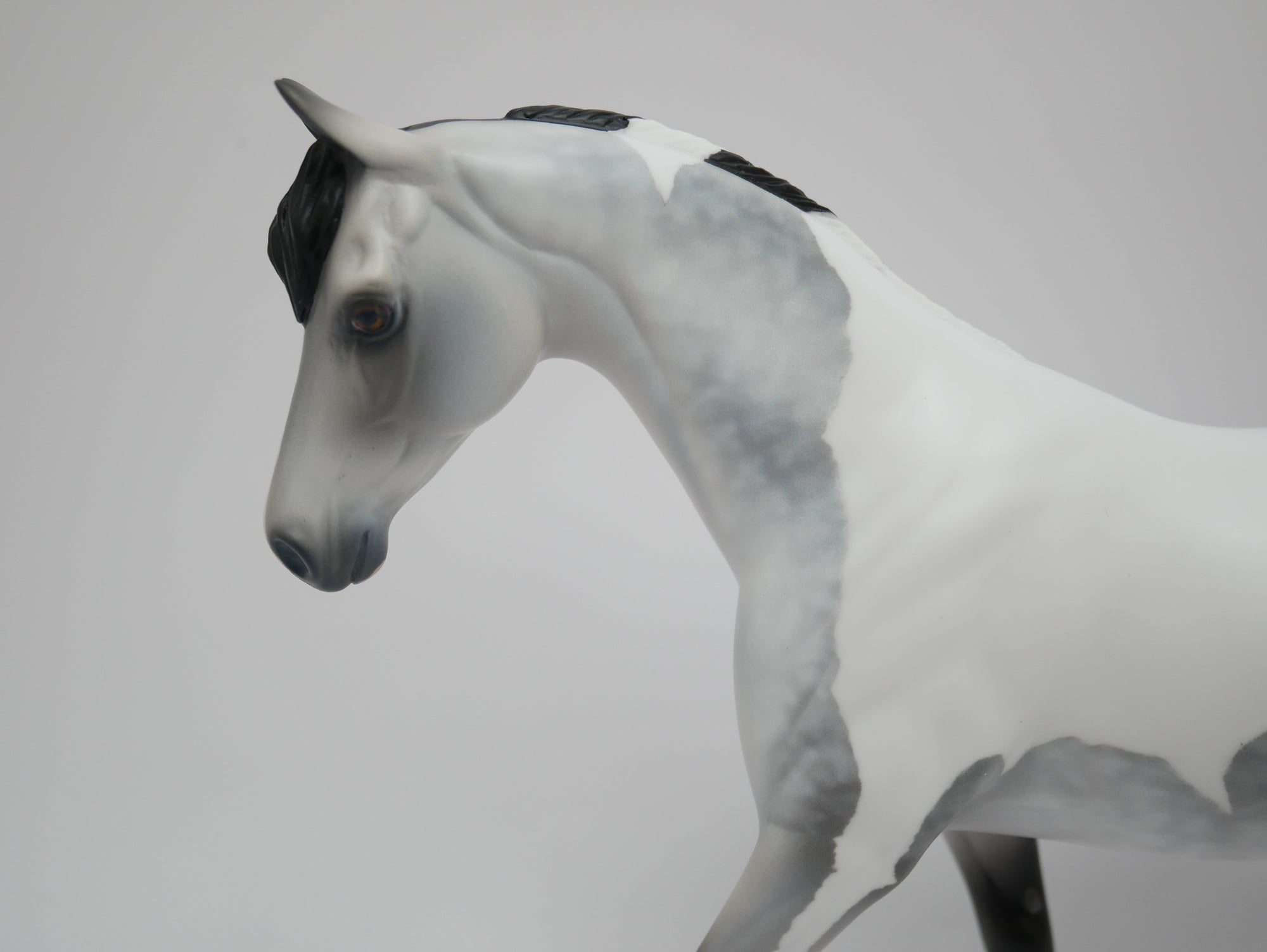 YOU TUBE-OOAK STAR DAPPLE GREY PONY MODEL HORSE 3/12/20