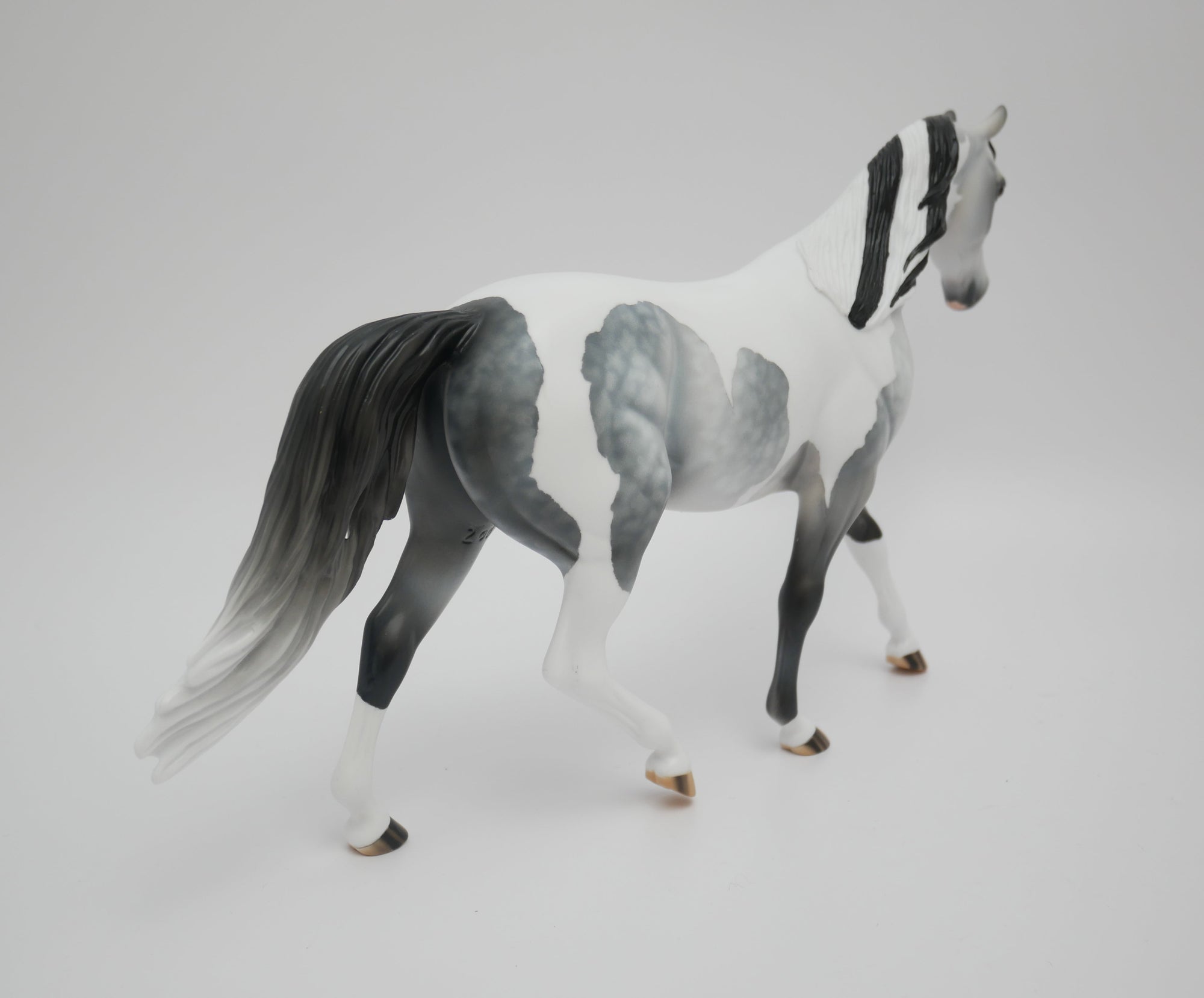 YOU TUBE-OOAK STAR DAPPLE GREY PONY MODEL HORSE 3/12/20