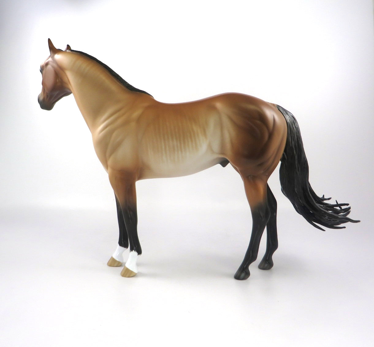 ZUPER-OOAK BAY RABICANO ISH MODEL HORSE BY SHERYL LEISURE 2/20/20